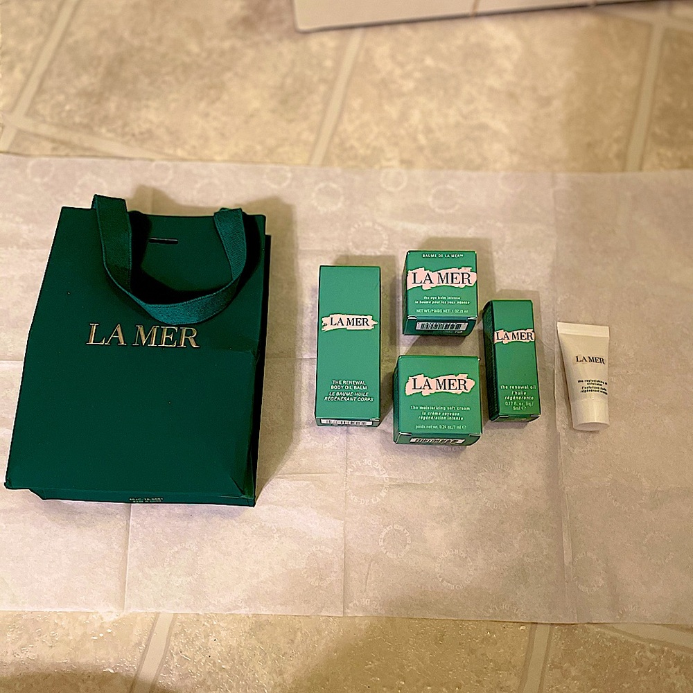6 piece la mer deluxe travel size GWP new mini set